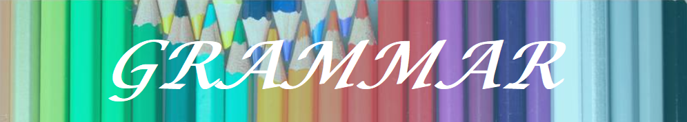 Lesson 2: Grammar Banner